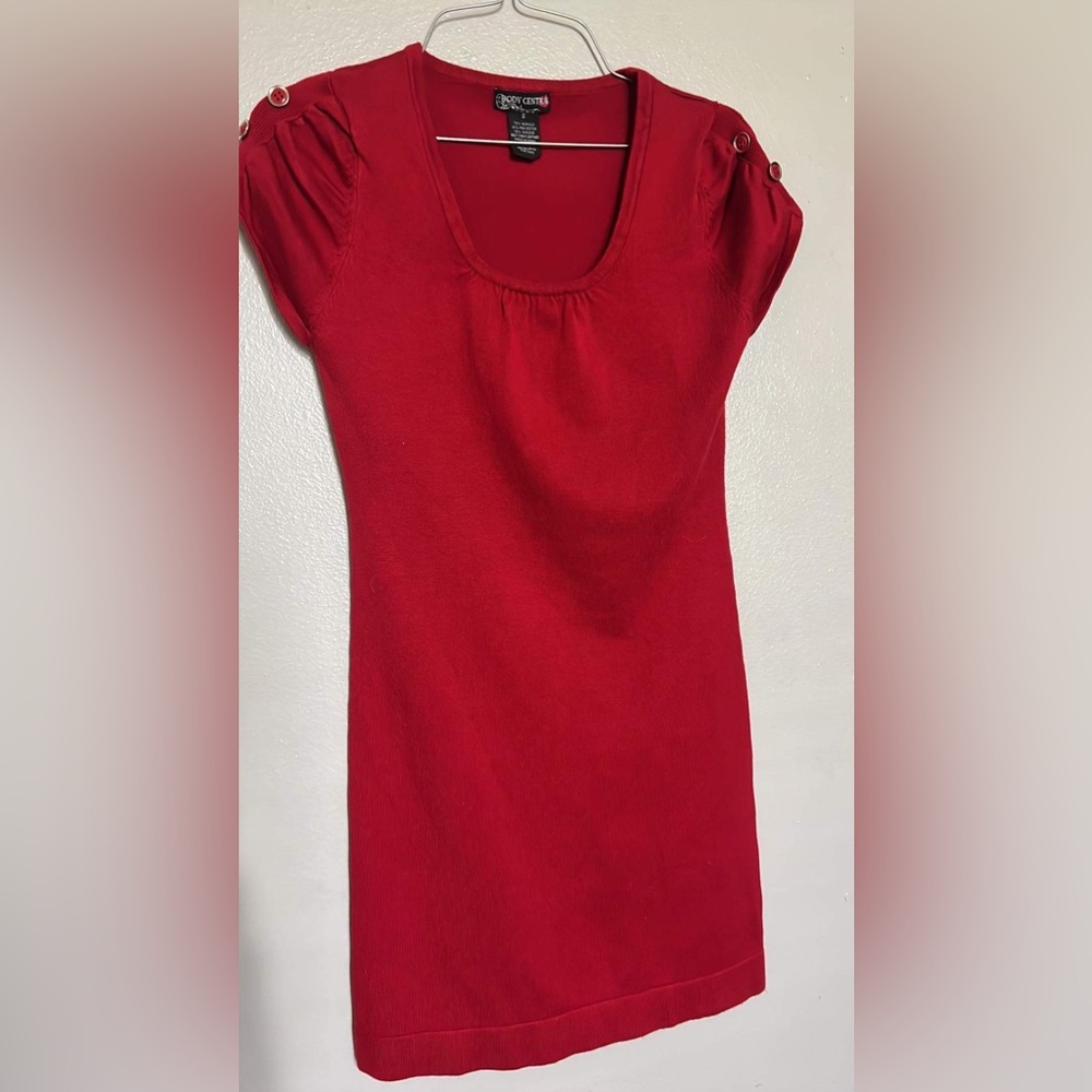 Woman Red short dress
